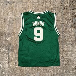 Adidas Boston Celtics Rajon Rondo NBA Jersey Size Youth Large Or Women’s Small